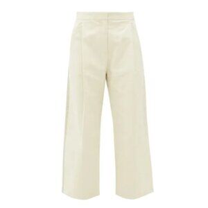 Sara Lanzi Cropped Wide-Leg Trousers